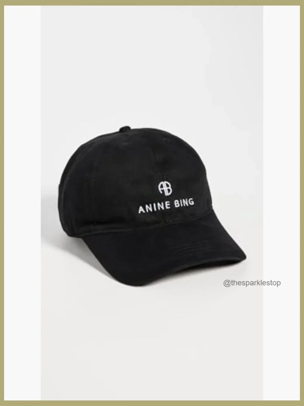 Twill Baseball Cap with Embroidered Lettering, Adjustable Strap - Picture 2 of 5